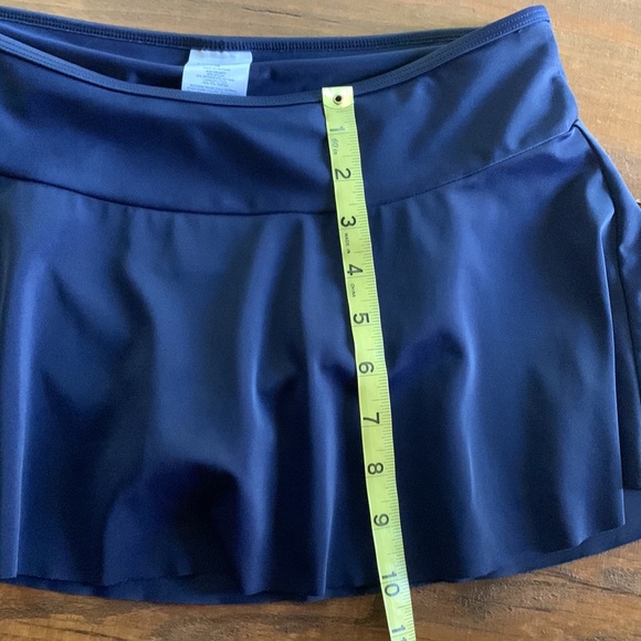 Lands’ End Dark Blue Swim Bottom / Skirt, 16 - Picture 8 of 9